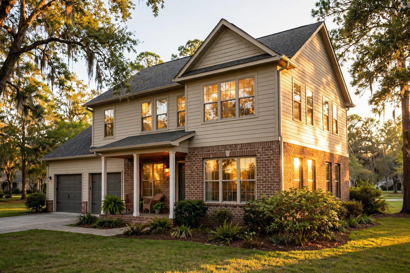 West-facing windows on a South Snellville home